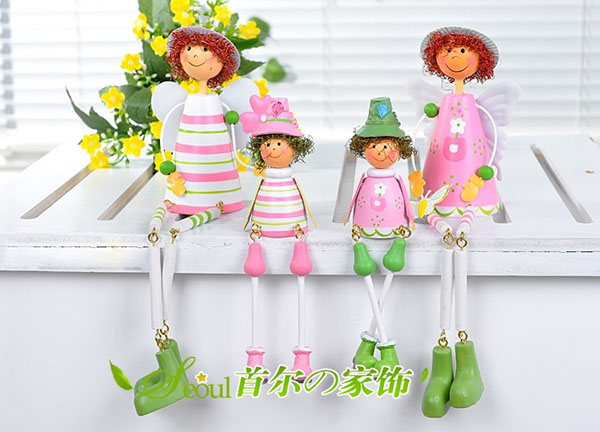 bộ búp bê váy hồng